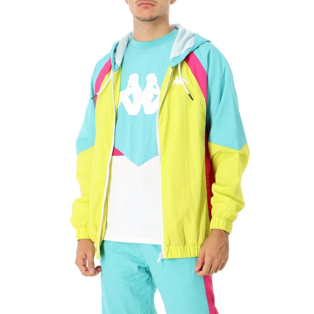 90 barista KAPPA windbreaker pants and jacket set